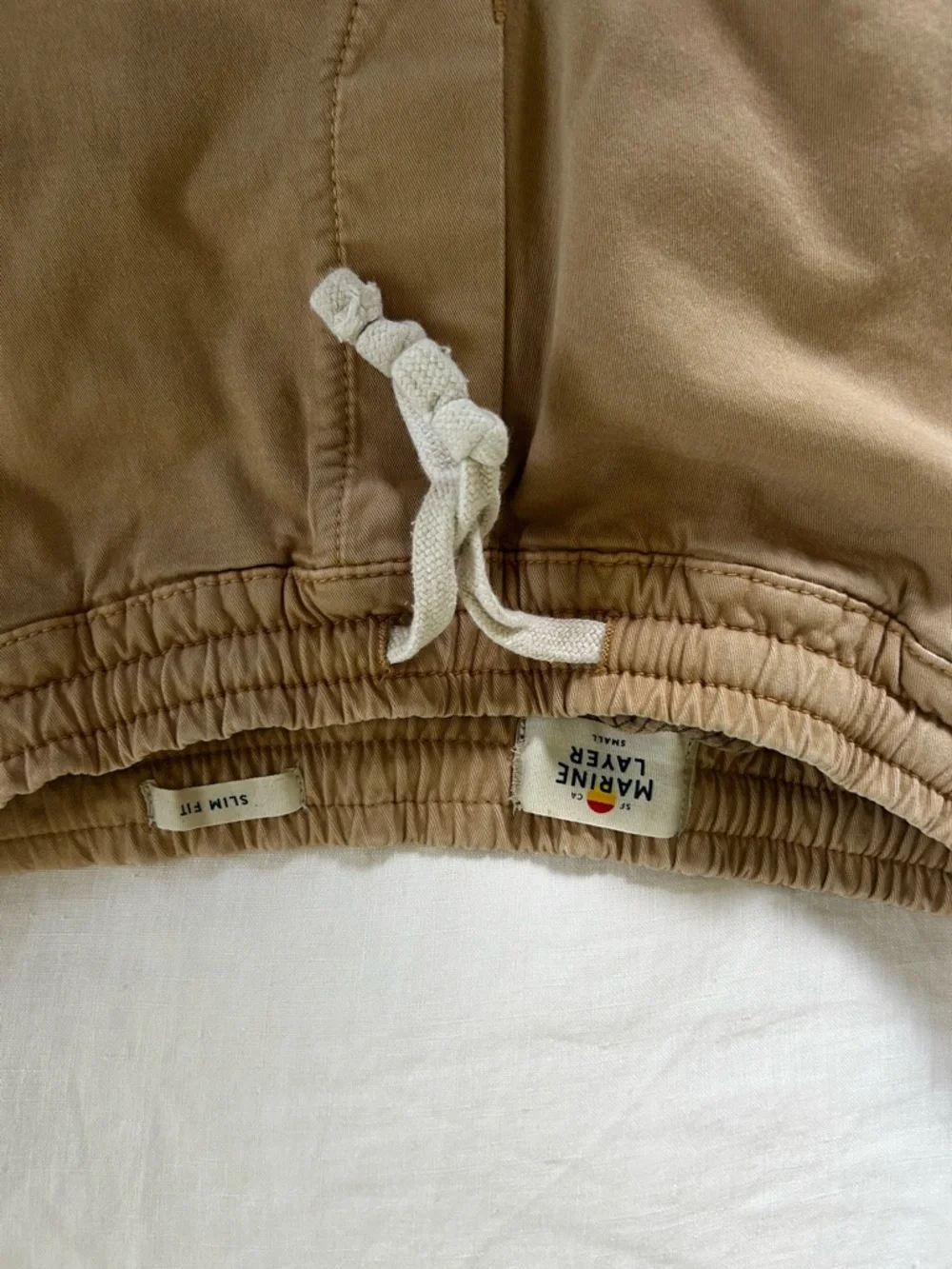 Marine Layer Jogger Pants - Tan - Picture 3 of 3